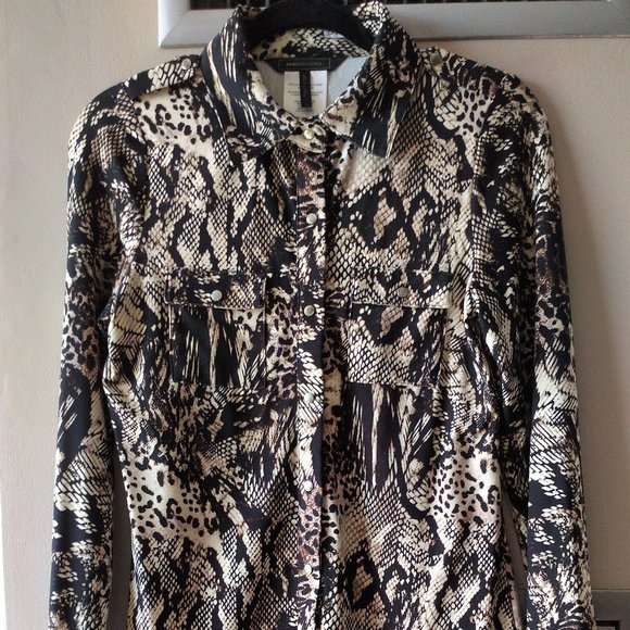 BCBGMAXASRIA Animal print blouse - Small - Picture 1 of 7